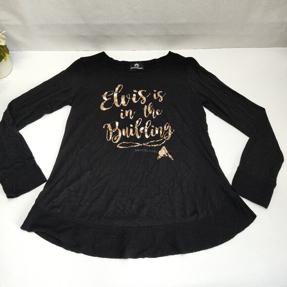 Elvis Is In The Building Official Graceland Apparel Womens Med RARE Hard To Find - Picture 1 of 7